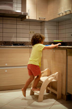 Load image into Gallery viewer, Foldable Montessori Kitchen Step Stool