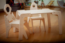 Load image into Gallery viewer, Montessori Table and Chair Set
