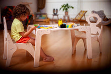 Load image into Gallery viewer, Montessori Table and Chair Set