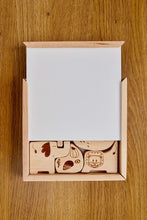 Load image into Gallery viewer, Wooden Safari Animal Puzzle Box for Toddlers