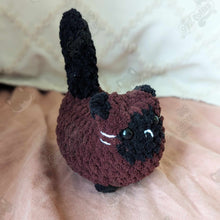 Load image into Gallery viewer, Chubby Siamese Loaf Cat Plushie