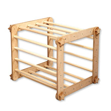 Load image into Gallery viewer, Montessori Climbing Triangle Cube with Reversible Ramp