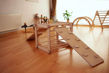 Load image into Gallery viewer, Montessori Climbing Triangle Cube with Reversible Ramp