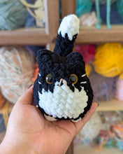 Load image into Gallery viewer, Chubby Tuxedo Loaf Cat Plushie