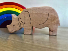 Load image into Gallery viewer, Wooden Safari Animals Set