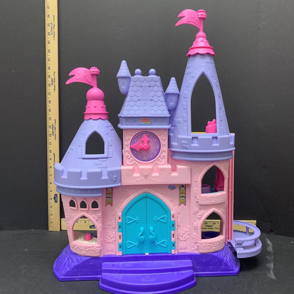 Fisher-Price Little People Disney Princess 👸🏻CINDERELLA Castle 🏰 NEW