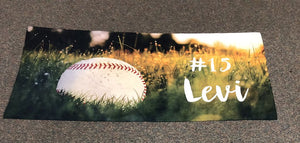 "#15 Levi" Baseball towel/blanket