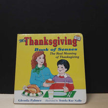Load image into Gallery viewer, My Thanksgiving Book of Senses (Glenda Palmer) -holiday board
