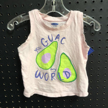 Load image into Gallery viewer, &quot;You Guac My World&quot; avocado tank top
