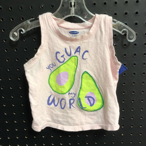 "You Guac My World" avocado tank top