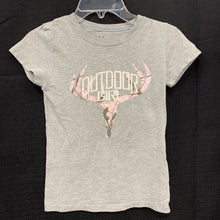 Load image into Gallery viewer, &quot;Outdoor Girl&quot; camo t shirt
