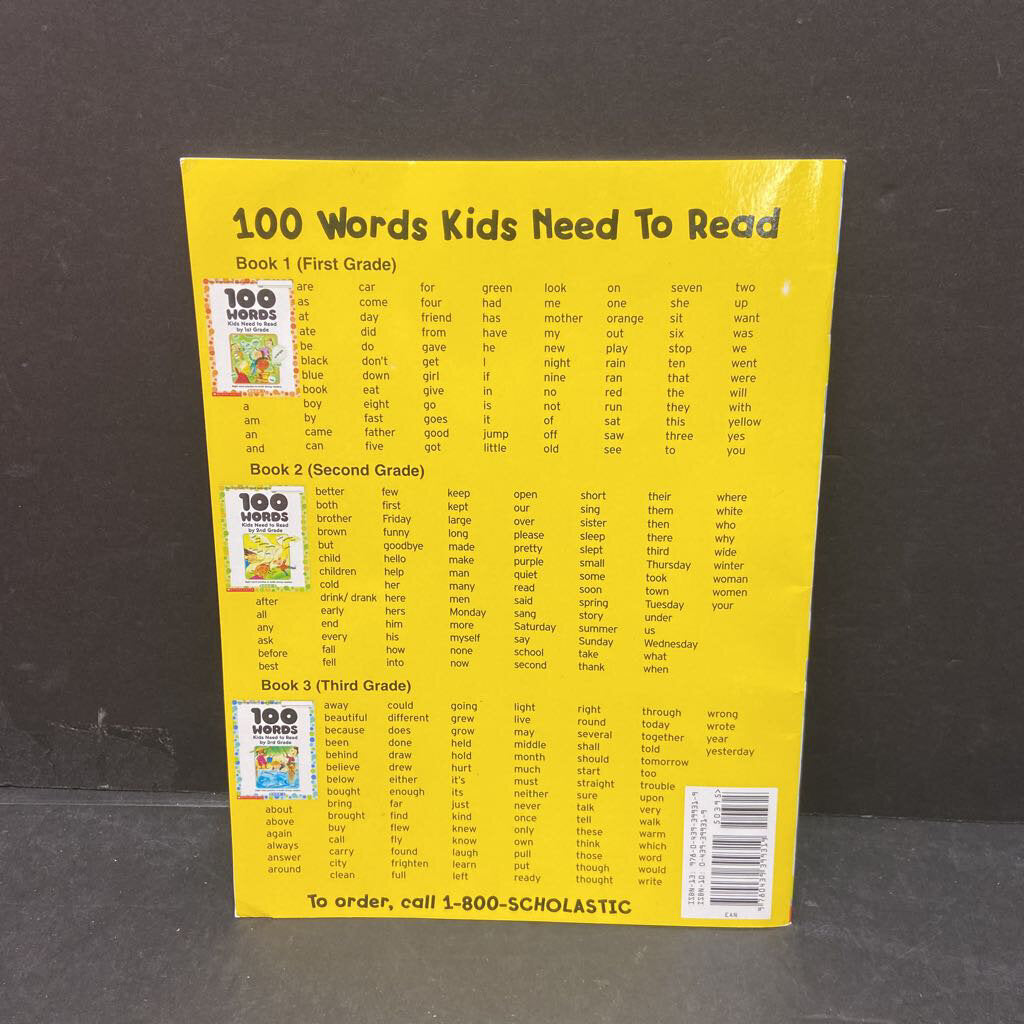 100 Words Kids Need To Read By 3rd Grade (Book 3) -workbook