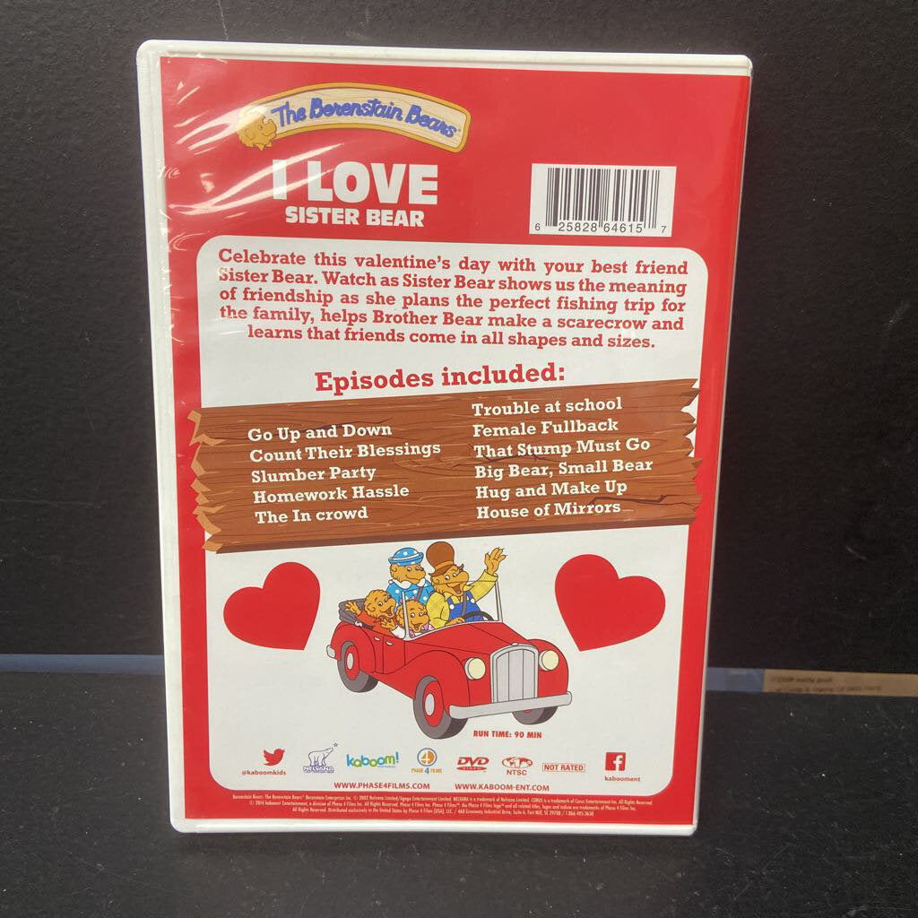 その他 Berenstain Bears - I Love Sister Bear [DVD] Amazon.com: Berenstain Bears - I Love Sister Bear : Hurst