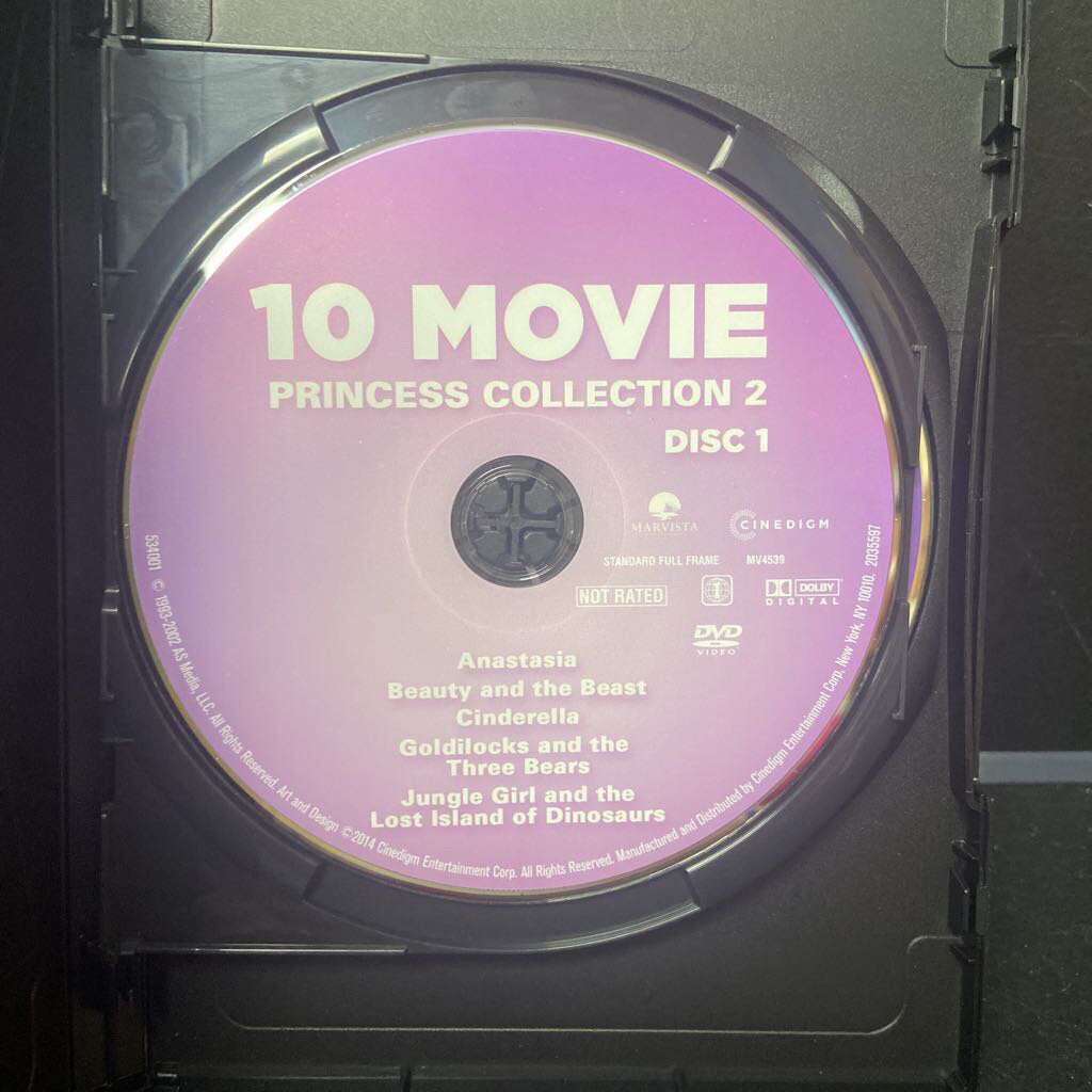 2 Disc 10 Movie Princess Collection 2 -movie – Encore Kids Consignment