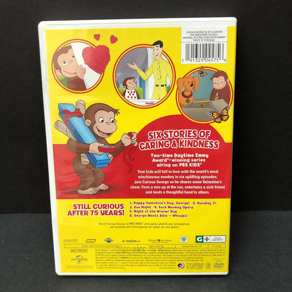Curious George Be my Valentine-Episode – Encore Kids Consignment