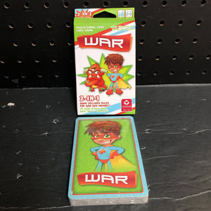 "War" & "Memory" 2 in 1 Kids Card Game (new)