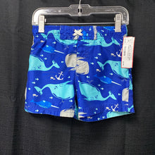 Load image into Gallery viewer, Whale Swim Trunks
