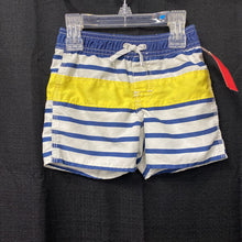 Load image into Gallery viewer, Striped swim trunks

