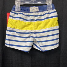 Load image into Gallery viewer, Striped swim trunks
