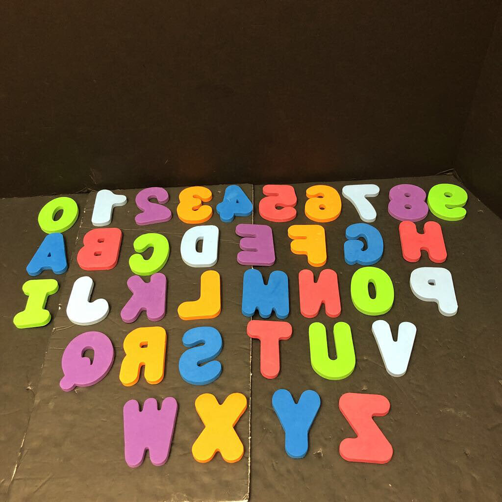 Foam Letters (A-Z) & Numbers (0-9) – Encore Kids Consignment