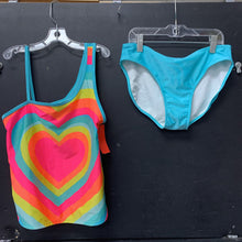 Load image into Gallery viewer, Heart 2pc swimsuit
