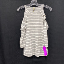 Load image into Gallery viewer, Striped Cold Shoulder Top
