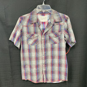 Plaid button down shirt (Overdrive)