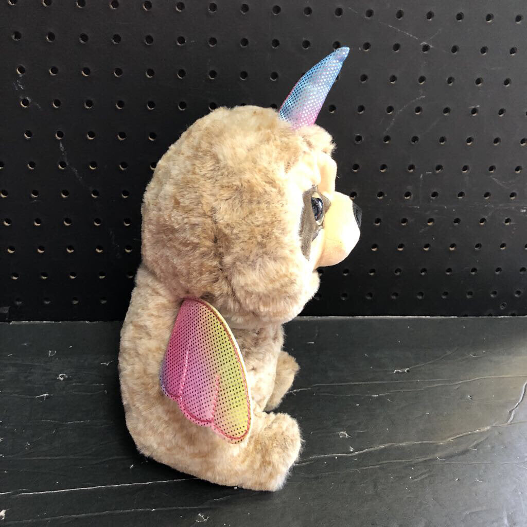 Sloth unicorn sales plush