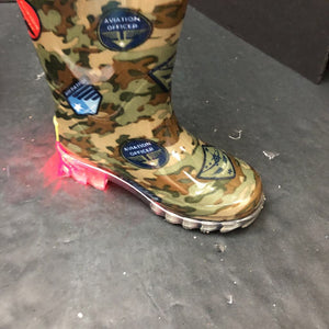 Boys Light-Up Camo Rain Boots