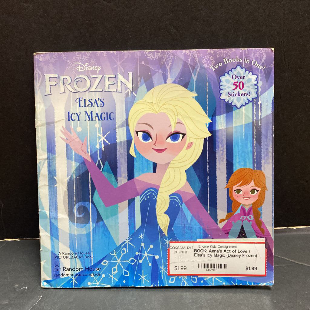 Anna's Act of Love / Elsa's Icy Magic (Disney Frozen) -character paperback
