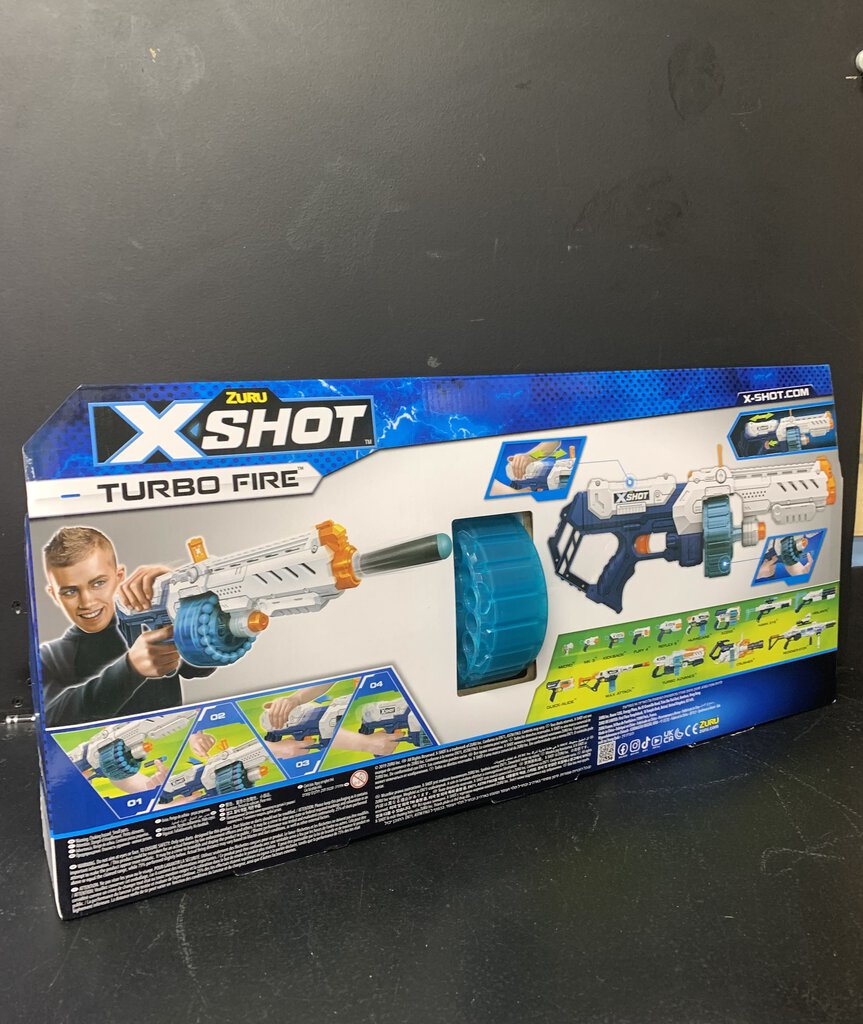 Zuru X-Shot Excel Turbo Fire Foam Dart Blaster with 48 Darts