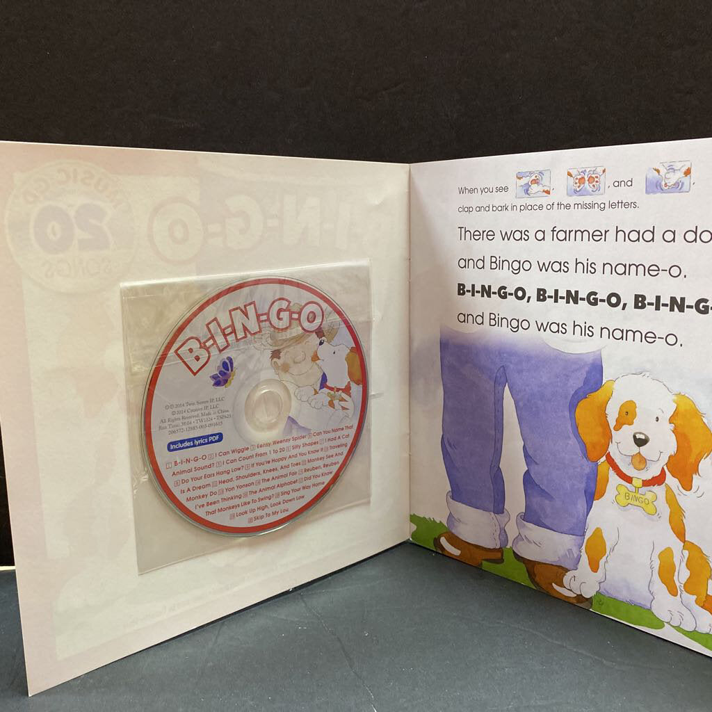 B-I-N-G-O with Music CD-paperback – Encore Kids Consignment