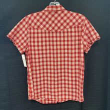 Load image into Gallery viewer, Plaid Button Down Shirt
