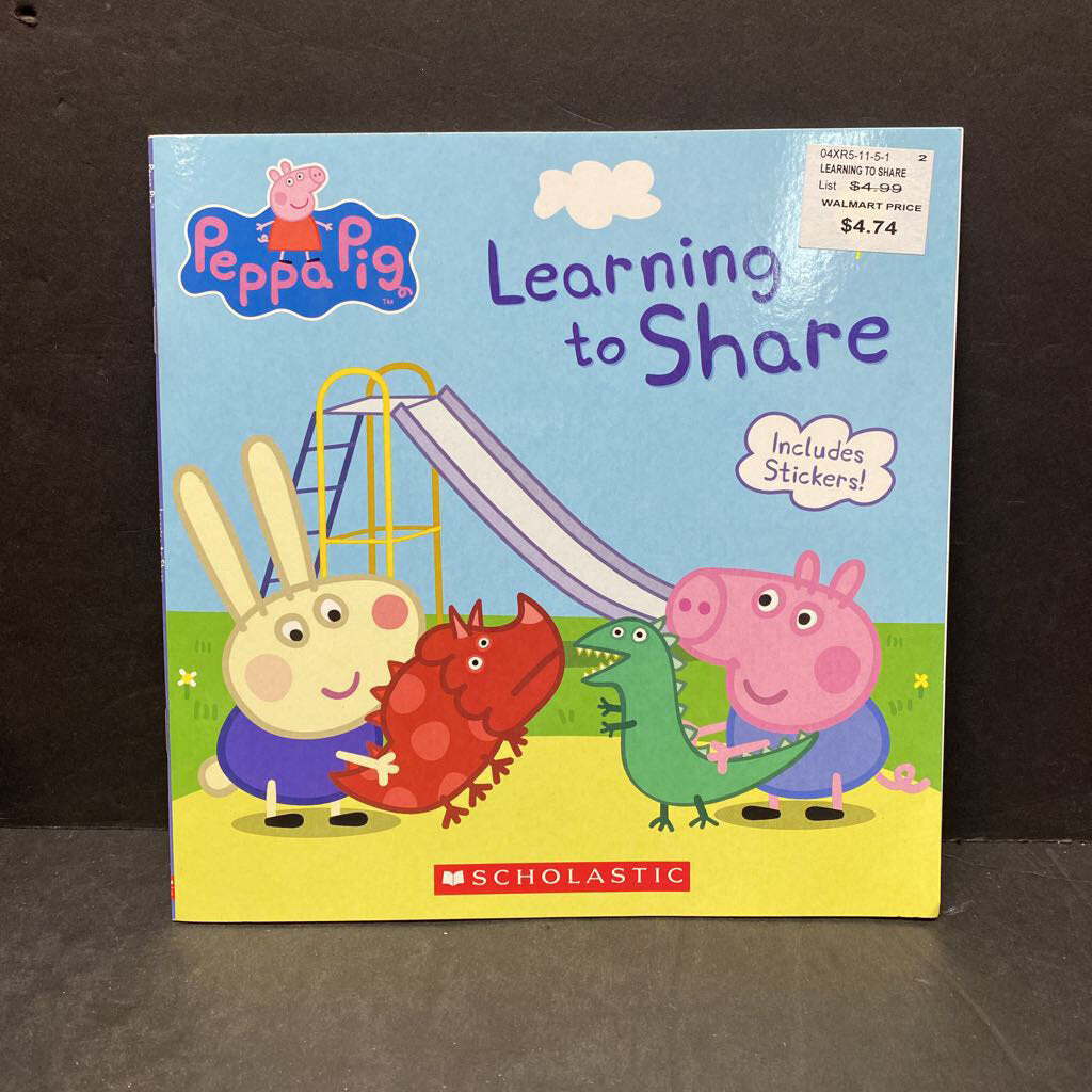 Learning to Share (Peppa Pig)-paperback character
