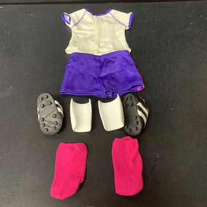8pc Soccer Outfit for 18" Doll