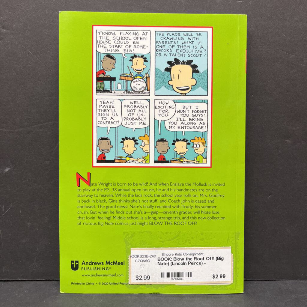 Blow the Roof Off! (Big Nate) (Lincoln Peirce) -paperback series – Encore  Kids Consignment