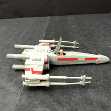 Load image into Gallery viewer, Micro Machines Action Fleet Luke&#39;s X-Wing Star Fighter Plane w/Figures 1995 Vintage Collectible
