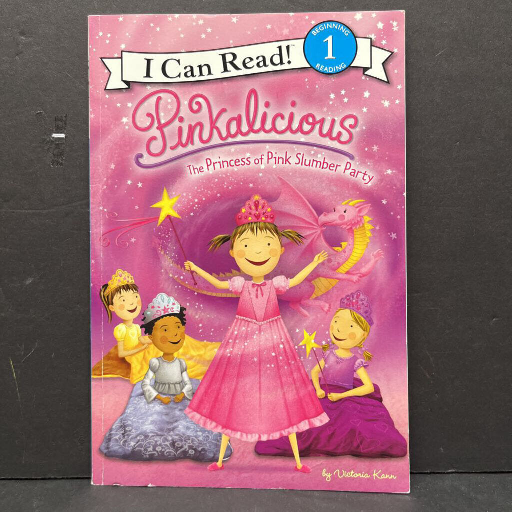 Pinkalicious: The Princess of Pink Slumber Party (I Can Read Level 1) -character reader