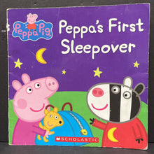 Load image into Gallery viewer, Peppa&#39;s First Sleepover (Peppa Pig) -paperback character
