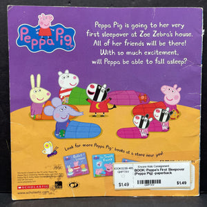 Peppa's First Sleepover (Peppa Pig) -paperback character