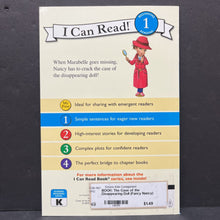 Load image into Gallery viewer, The Case of the Disappearing Doll (Fancy Nancy) (I Can Read Level 1) -character reader
