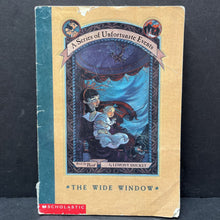 Load image into Gallery viewer, The Wide Window (A Series of Unfortunate Events) (Lemony Snicket) -paperback series
