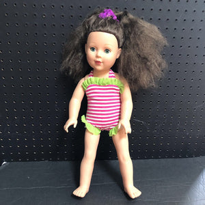 Doll in Striped Swimwear