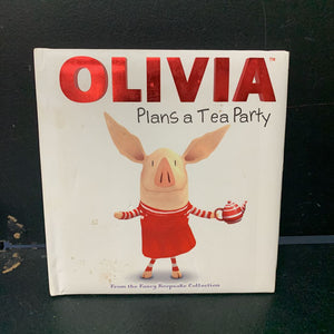 Olivia Plans a Tea Party (Natalie Shaw) -character board