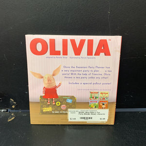 Olivia Plans a Tea Party (Natalie Shaw) -character board