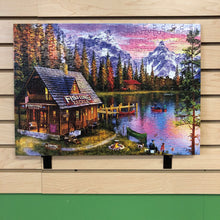 Load image into Gallery viewer, &quot;Sunsets at the Fishing Hut&quot; Jigsaw Puzzle (Holdson Puzzles)
