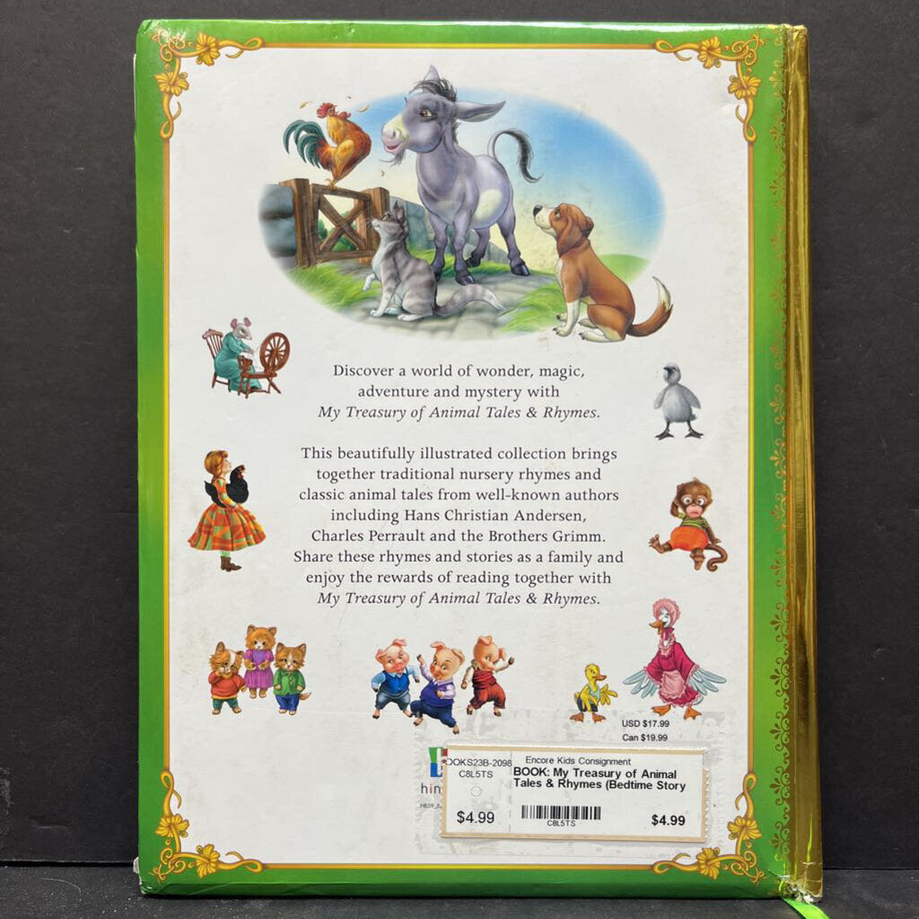 My Treasury of Animal Tales & Rhymes (Bedtime Story / Nursery Rhymes) –  Encore Kids Consignment