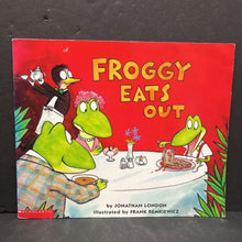 Load image into Gallery viewer, Froggy Eats Out (Jonathan London) -paperback character
