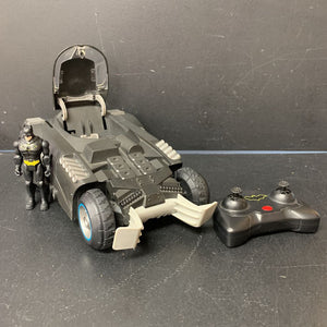 Launch & Defend Remote Control Batmobile Car w/Figure Battery Operated