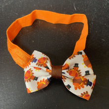Load image into Gallery viewer, Thanksgiving Bow Headband
